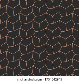 Repetitive Elegant Graphic Triangle Print Texture. Dark Monochrome Vector, Geo Pattern Pattern. Continuous Retro Continuous, Plexus Pattern. Minimal Background Texture