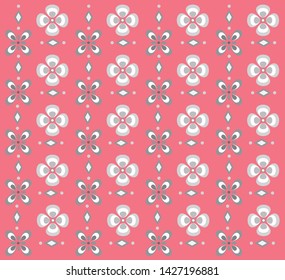 repetitive floral patterns whit background