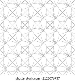 Repetitive geometric black and white pattern, background, texture