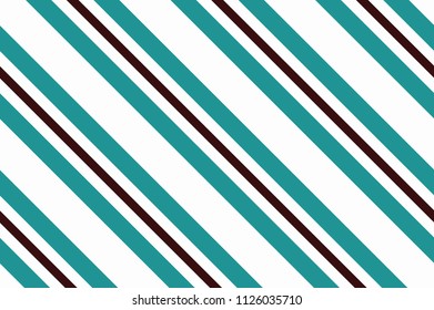 Repetitive geometric pattern with sloping lines, stripes. Design for printing on fabric, paper, wrapper. Vector illustration in blue, green, turquoise shades