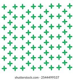 Repetitive Green Leaf Seamless Background Pattern Vector
