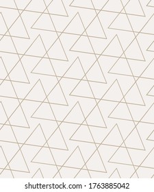 Wiederholte monochrome Vektor Luxury, Textur Textur. Wiederholen Sie das Muster des grafischen Geo-Hintergrundmusters. Nahtloses asiatisches Dreieck, Textilinstrument. Islamische Plexus-Textur
