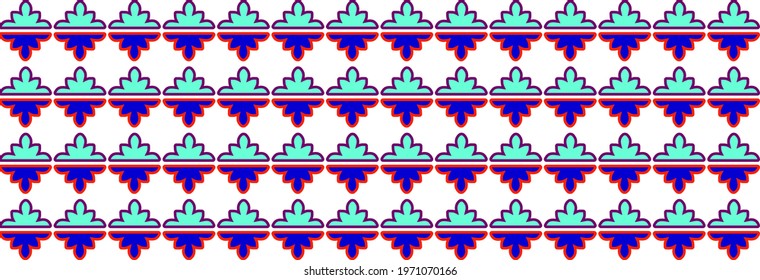 Repetitive pattern design formed by repeating simple shapes. seamless. digital design. Pattern design suitable for fashion, fabric, apparel dress, textile, background, wallpaper, digital printing