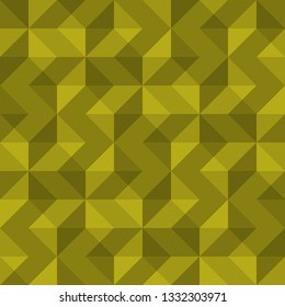 repetitive shapes, seamless pattern, simple mosaic, multi-colored puzzles, three-dimensional picture, abstract background, simple geometry, shades of gold