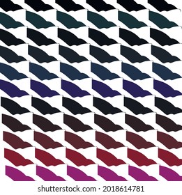 Repetitive spots change color and turn red downward.