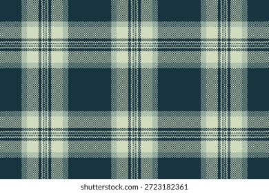 Patrón repetitivo de tartán sin fisuras, de cerca de fondo de Vector a cuadros. Textura de tela textil masculina a prueba de colores oscuros y claros.