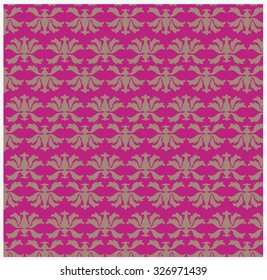 Wiederholtes Vintage-Wallpaper-Muster.