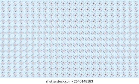 Repetitive wallpaper pattern delivering order and charm to the digital workspace.