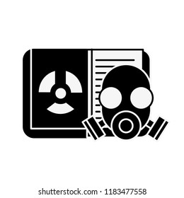 repirator mask chemistry book radiaton danger