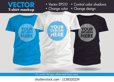 Reemplace Diseño (Design), Cambiar colores (Change Colors) y Tee Template Kids