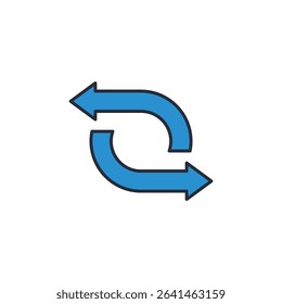 replace icon. projector Symbol sign for mobile concept and web design. Vector icon, Logo illustration, Vector graphics