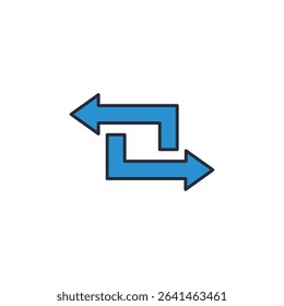 replace icon. projector Symbol sign for mobile concept and web design. Vector icon, Logo illustration, Vector graphics