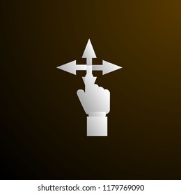 replace, logo icon concept.