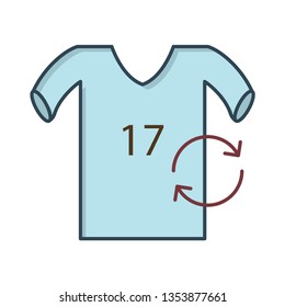 replace   player   shirt  