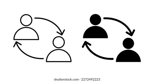 Replace user, man profile icon