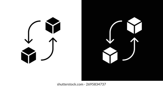 Replacement icon concept design element. pictogram icons.