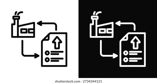 Icono de reemplazo Blanco Y Negro Estilo de Fondo