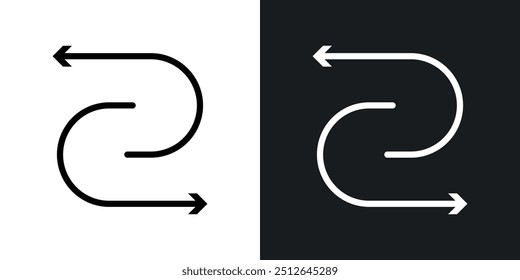 Replacement outlined icon vector collection.