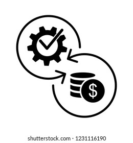 Replacement, sale of technology. Vector icon.