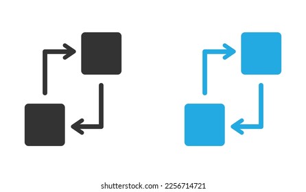 Replacement vector icons set. Trendy replacement vector sign 