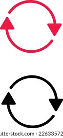 replay button sign for technology uses