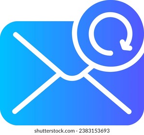 replay gradient icon illustration vector