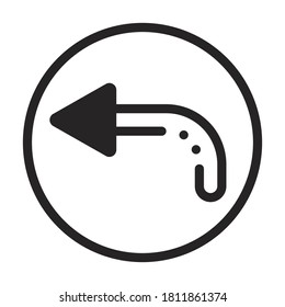 reproducir o reproducir icono vectorial de vuelta para aplicaciones y sitios web