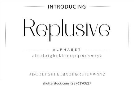 Replusive luxury elegant typography vintage serif font wedding invitation logo music fashion property