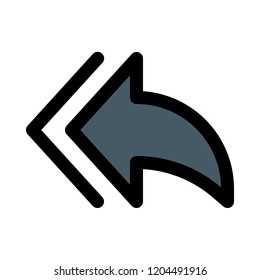 reply all arrows