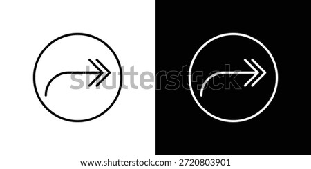 Reply all icons graphic design vector symbols. icon Eps10.