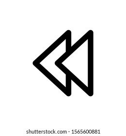 Reply icon, vector illustration. Flat design style. vector reply icon illustration isolated on white background, reply icon Eps10. reply icons graphic design vector symbols.