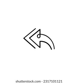 Reply Line Style Icon Design