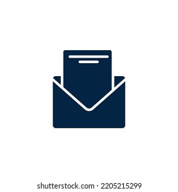 Reply mail concept line icon. Simple element illustration. Reply mail concept outline symbol design.