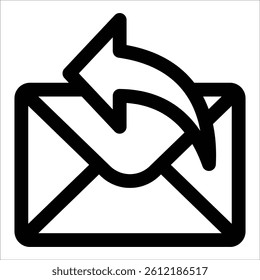 Reply Message Icon Element For Design