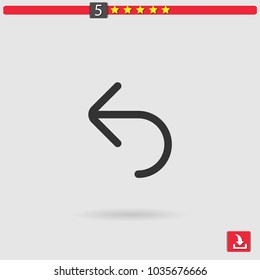 reply vector icon