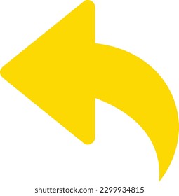 Reply vector icon. Can be used for printing, mobile and web applications.