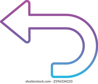 Reply vector icon. Can be used for printing, mobile and web applications.