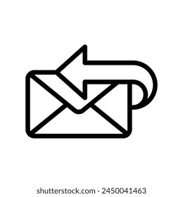 Vector de línea de respuesta