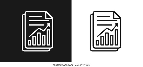 Report In Black And White Background