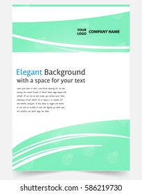 report brochure, Vector design template