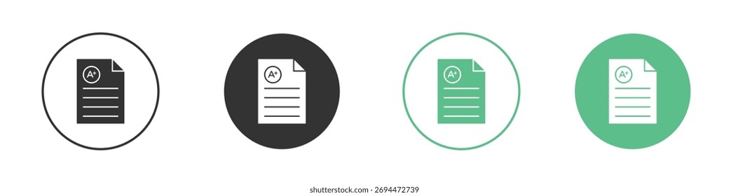 Report-Kartensymbol für Design und Web.