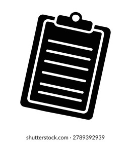 Report card silhouette vector art illustration