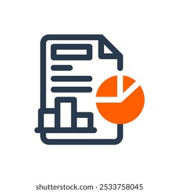Report for Case Study Vector Icon