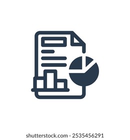 Report for Case Study Vector Icon