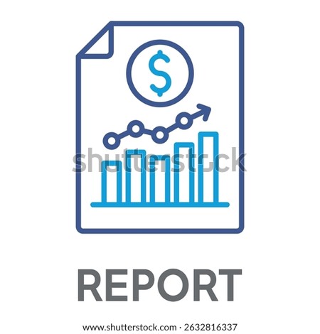 report concept simple design icons, simple style design inspiration for any interface and purpose suitable for symbols and more