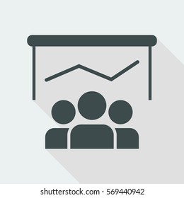 Report conference - Flat minimal icon