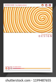 Report cover design