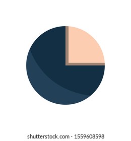 report diagram office work business equipment icon vector illustration