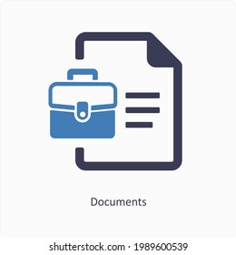 Report or Document Icon Concept