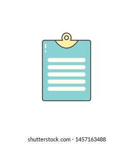 Report Document Icon Vector For Business, Office, School and Finance